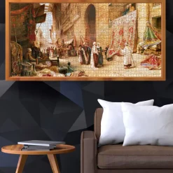 A Carpet Sale in Cairo 1500 Piece Jigsaw Puzzle
