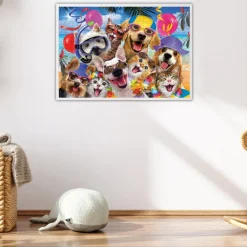 Beach Party Selfie 260 Piece Jigsaw Puzzle