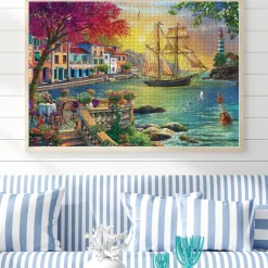 Beautiful Sunset in the Town 2000 Piece Jigsaw Puzzle