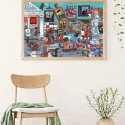 Cats and Dogs Art 260 Piece Jigsaw Puzzle