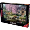 Cherry Blossom Cottage 1000 Piece Jigsaw Puzzle