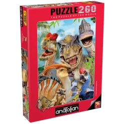 Dino Selfie 260 Piece Jigsaw Puzzle