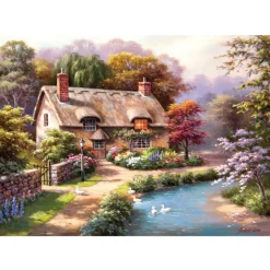 Duck Path Cottage 1000 Piece Jigsaw Puzzle