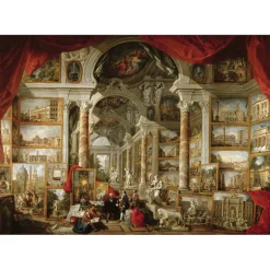 Gallery with Views of Modern Rome 4000 Piece Jigsaw Puzzle