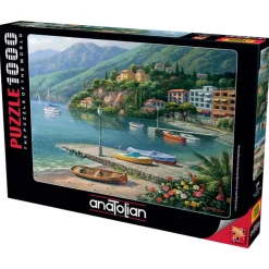Hillside Harbor Cove 1000 Piece Jigsaw Puzzle