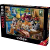 Kittens in the Kitchen 1 1000 Piece Jigsaw Puzzle