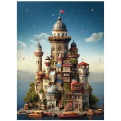 Kız Kulesi 1 1000 Piece Jigsaw Puzzle