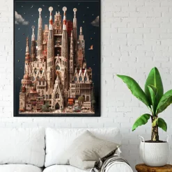 La Sagrada Familia 1000 Piece Jigsaw Puzzle