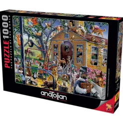 Naughty Dogs 1000 Piece Jigsaw Puzzle
