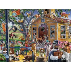 Naughty Dogs 1000 Piece Jigsaw Puzzle