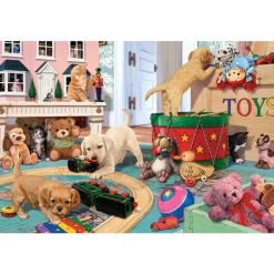Puppies Play Time 260 Piece Jigsaw Puzzle