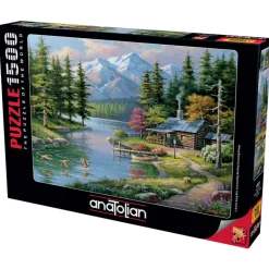 Resting Canoe 1500 Piece Jigsaw Puzzle