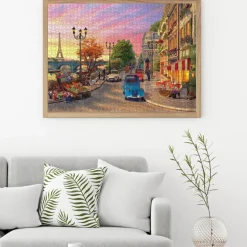 Seine Sunset 1000 Piece Jigsaw Puzzle