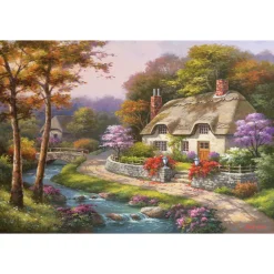 Spring Cottage 500 Piece Jigsaw Puzzle