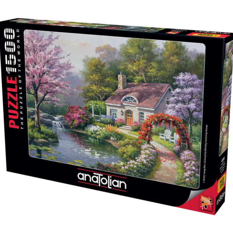 Spring Cottage In Full Bloom