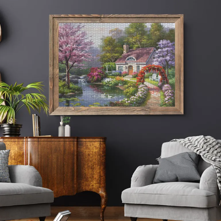 Spring Cottage In Full Bloom