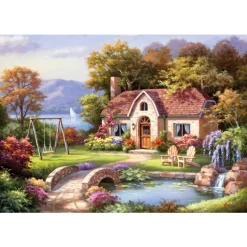 Stone Bridge Cottage 1500 Piece Jigsaw Puzzle