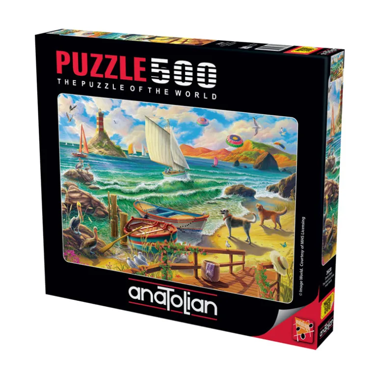 The Seashore View 500 Piece Jigsaw Puzzle