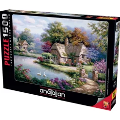 The Swan Cottage 1500 Piece Jigsaw Puzzle