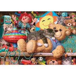 Toy Cupboard Kitten 260 Piece Jigsaw Puzzle