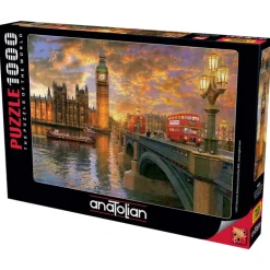 Westminster Sunset 1000 Piece Jigsaw Puzzle